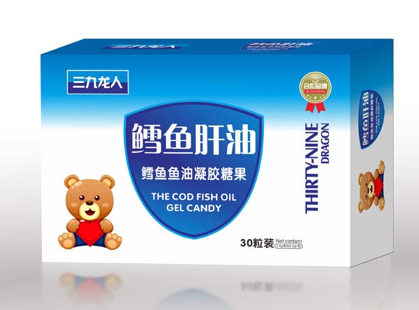 三九龍人鱈魚肝油凝膠糖果