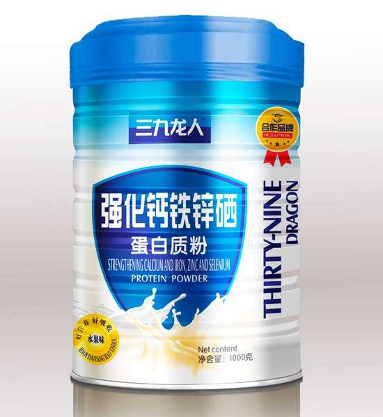 三九龍人強化鈣鐵鋅硒蛋白質粉