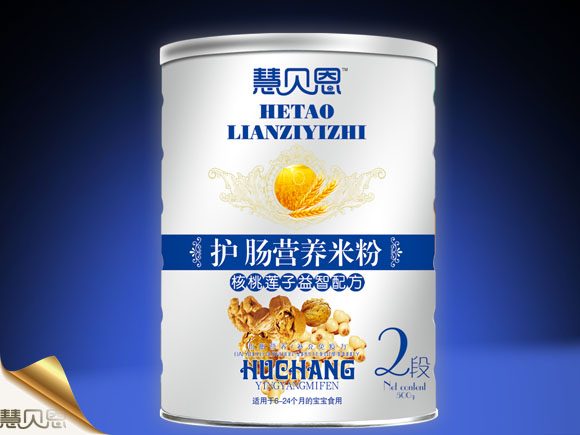 慧貝恩核桃蓮子益智配方護(hù)腸營養(yǎng)米粉