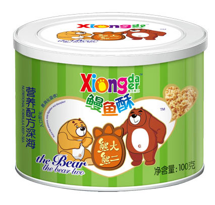 熊大熊二營養配方深海鰻魚酥