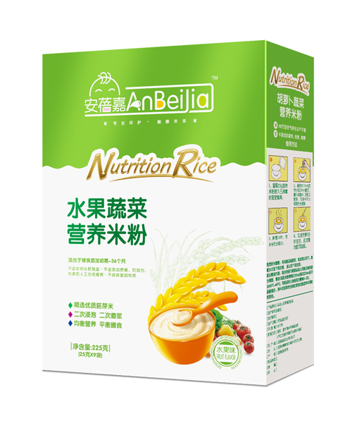 安蓓嘉水果蔬菜營養米粉盒裝