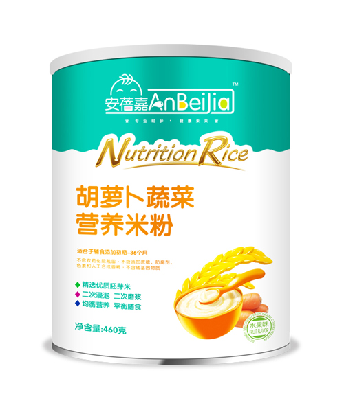 安蓓嘉淮胡蘿卜蔬菜營養米粉