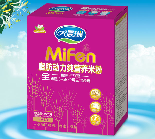 晨瑞脂肪動力純營養米粉全段