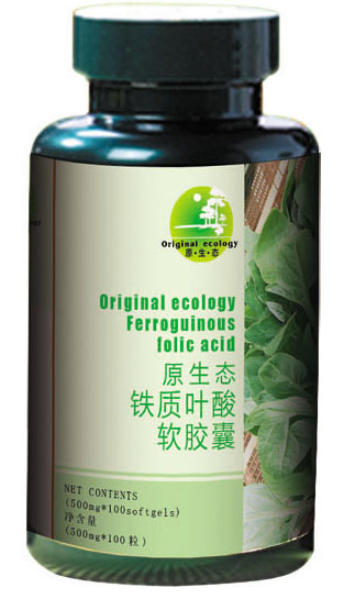 原生態鐵質葉酸軟膠囊