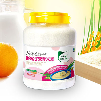 初朵百合蓮子營養米粉