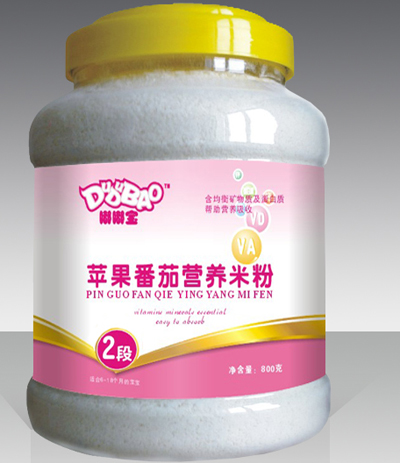 嘟嘟寶蘋果番茄營養米粉