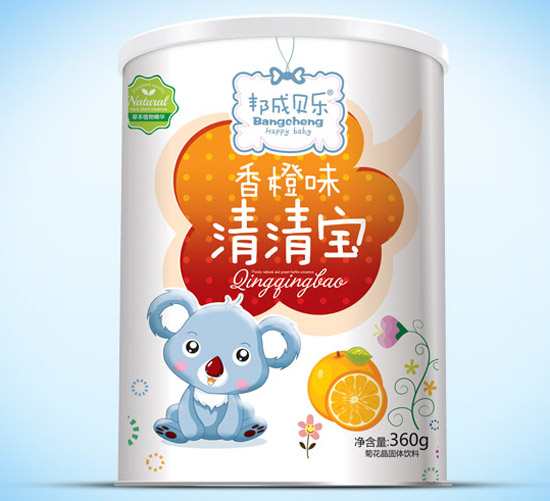 邦成貝樂(lè)清清寶紙聽(tīng)香橙味