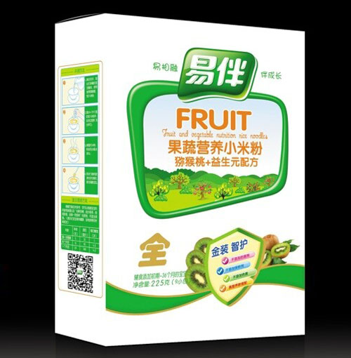 易伴獼猴桃+益生元果蔬營養(yǎng)小米粉
