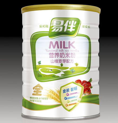 易伴山楂麥芽營養奶米粉聽裝