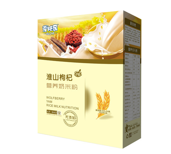 愛施樂淮山枸杞營養奶米粉盒裝