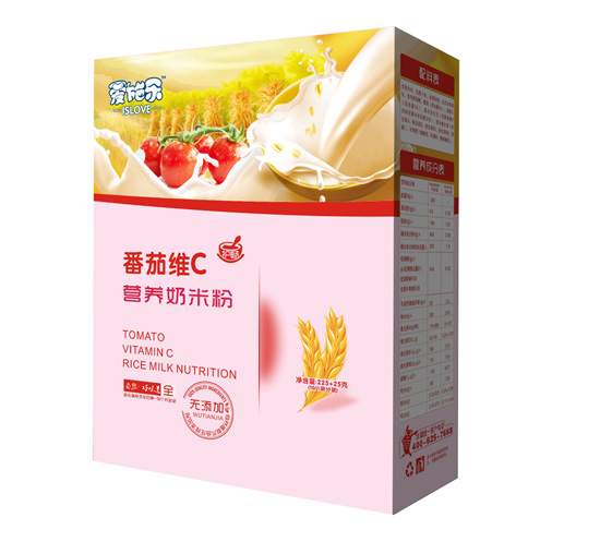 愛施樂番茄維C營養(yǎng)奶米粉盒裝