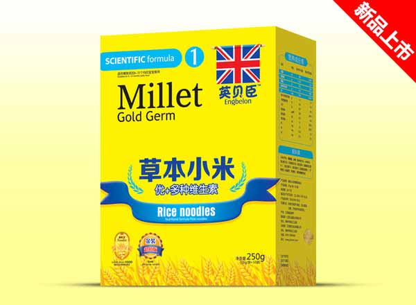 英貝臣草本小米盒裝優+多種維生素1段