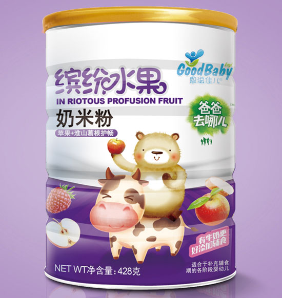 恩溢佳兒蘋果+淮山葛根護暢奶米粉