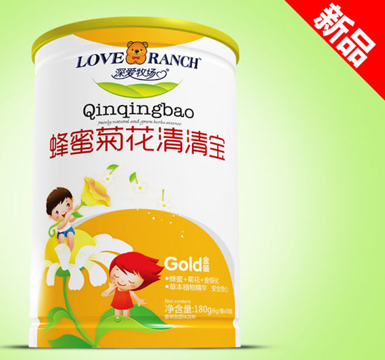 深愛(ài)牧場(chǎng)蜂蜜菊花金裝清清寶鐵聽(tīng)