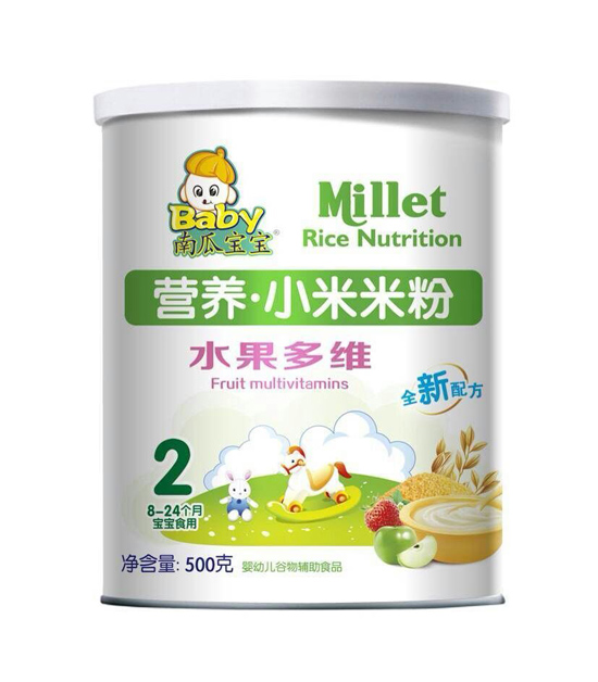 南瓜寶寶水果多維營養(yǎng)小米米粉