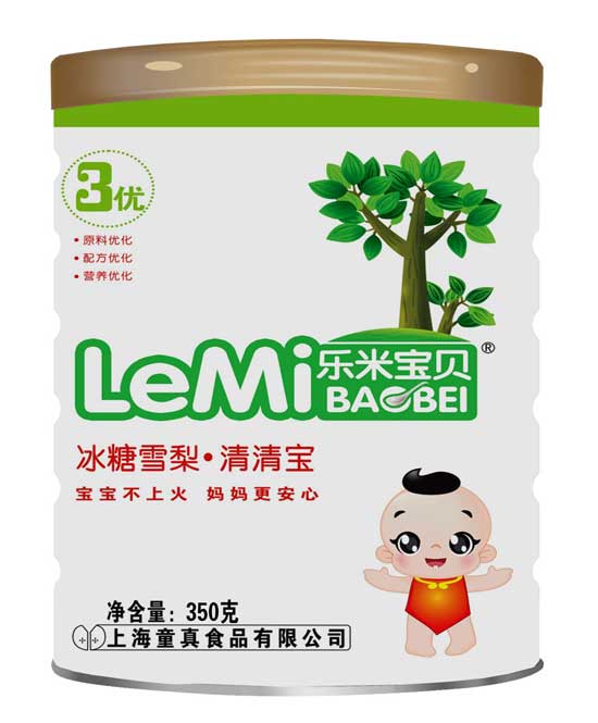 樂米寶貝冰糖雪梨桶裝清清寶