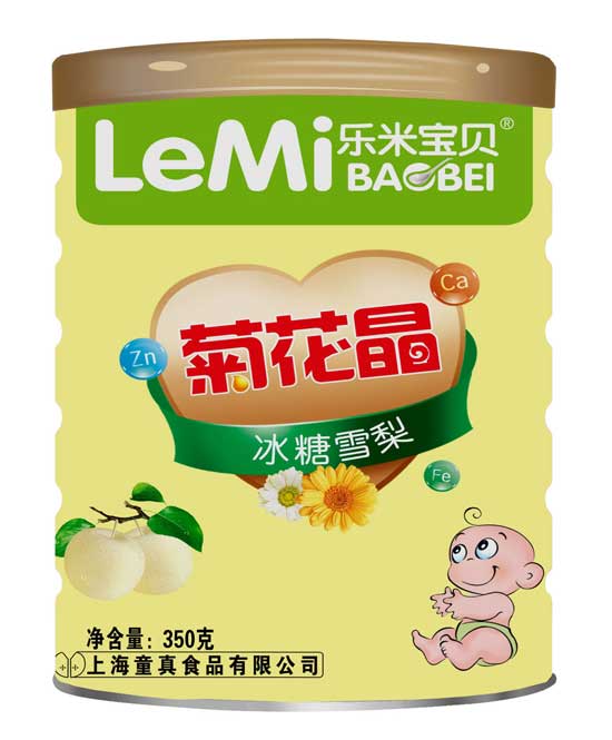 樂米寶貝冰糖雪梨桶裝菊花晶