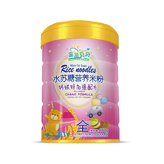 金頂貝貝鈣鐵鋅加強配方水蘇糖營養米粉聽裝