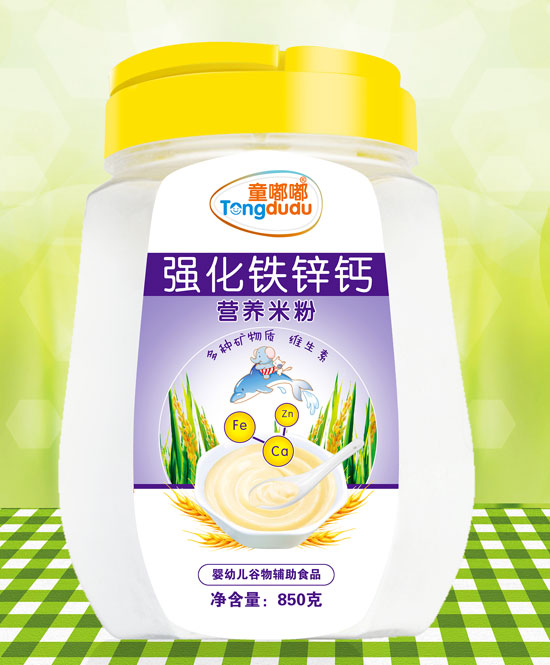 童嘟嘟強化鐵鋅鈣營養米粉