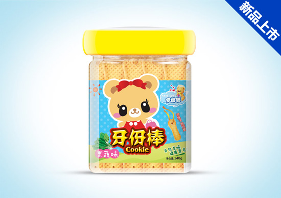 牙伢棒(果蔬)餅干桶裝