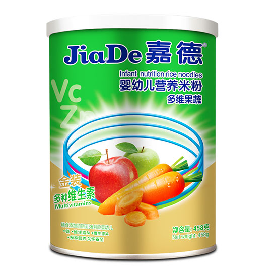 嘉德多維果蔬嬰幼兒營養米粉458G