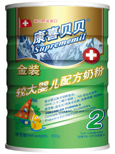 康喜貝貝較大嬰兒配方奶粉2段