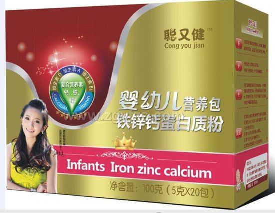 聰又健嬰幼兒營養包鐵鋅鈣蛋白質粉